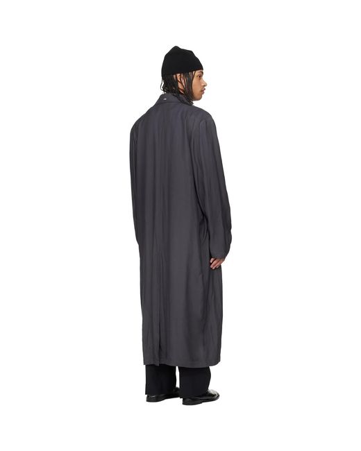 Our Legacy Black Cloak Coat for men