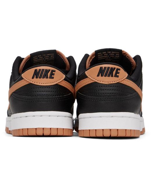 nike dunk black and tan