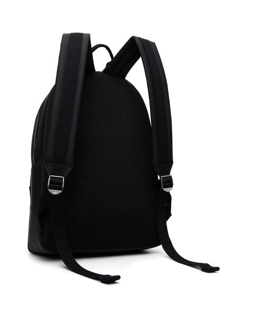Lacoste Black Classic Backpack for men