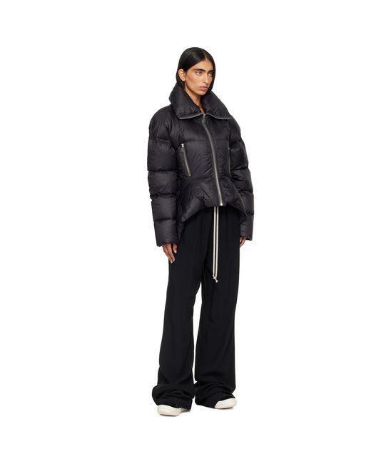 Rick Owens Black Tower Draculimo Down Jacket