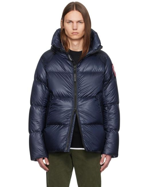 Canada goose blue puffer hot sale