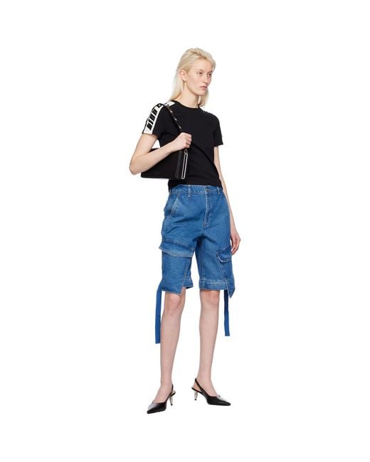 Dion Lee Black Slim T-shirt