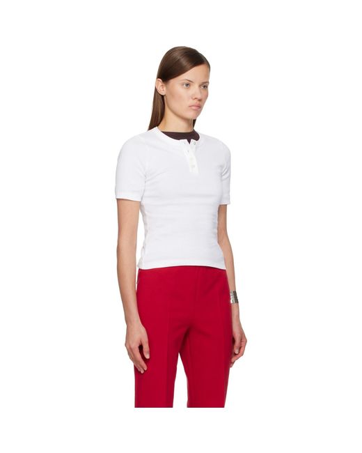 Flore Flore Red Jess Henley
