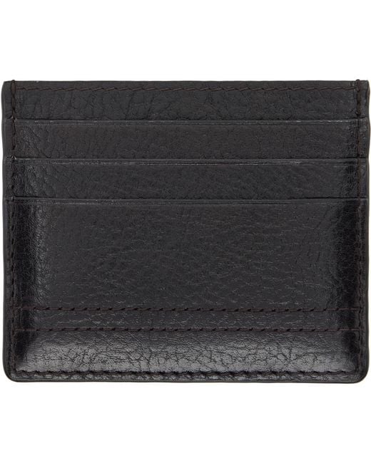 Lemaire Black Gear Card Holder