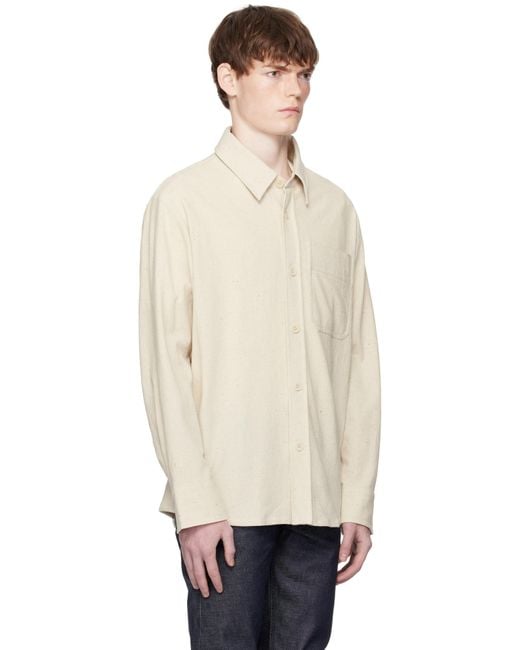 A.P.C. Black Off- Basile Overshirt for men