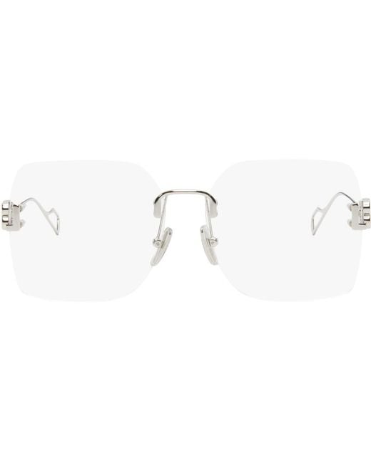 Balenciaga シルバー リムレス メガネ ブラック | Lyst Balenciaga シルバー リムレス メガネ ブラック | Lyst