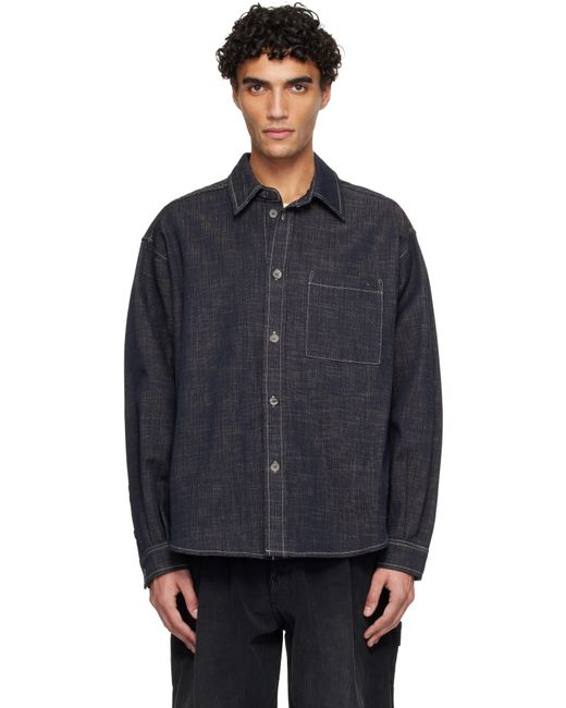 Wooyoungmi Blue Denim-Like Shirt for men