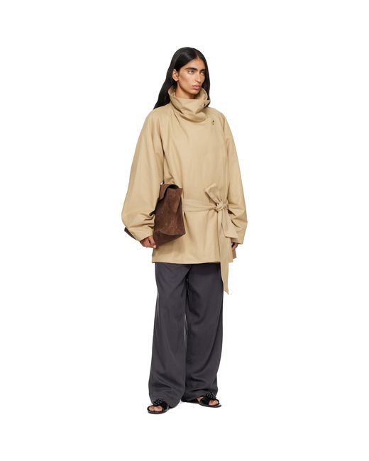 Studio Nicholson Brown Shiboru Suede Bag