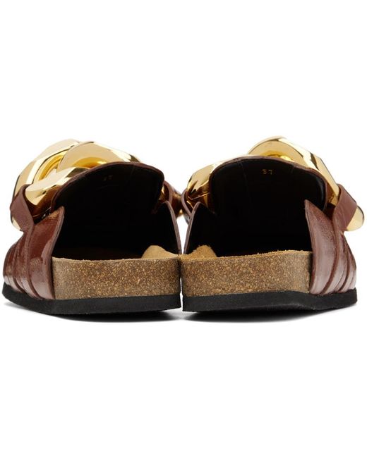 J.W. Anderson タン チェーン ミュール Black