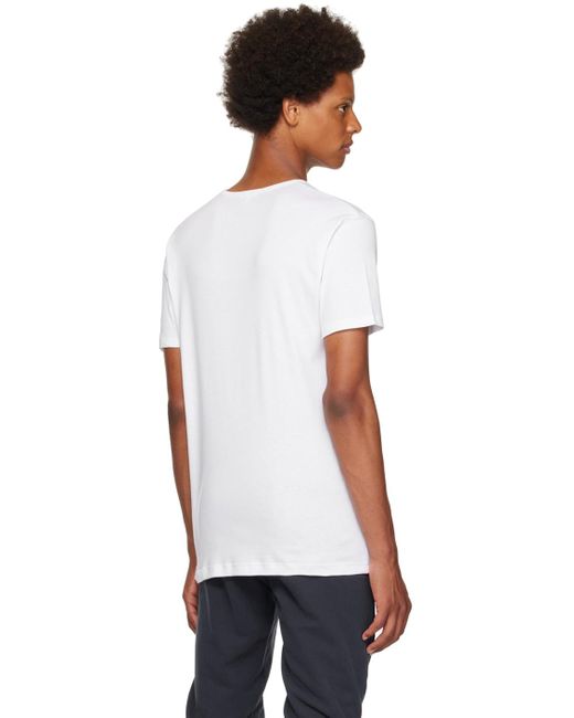 Sunspel White Underwear T-shirt for men