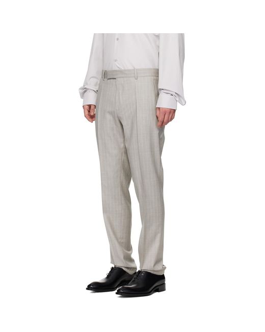 Boss Black Pinstripe Suit for men
