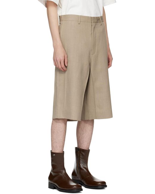 Karmuel Young Natural Cuboid Shorts for men