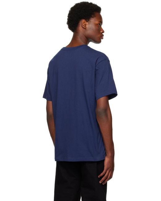 Dime Blue Leafy T-shirt for men
