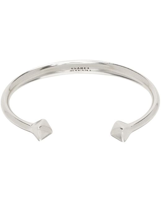 Isabel Marant Black Silver Ring Man Bracelet for men