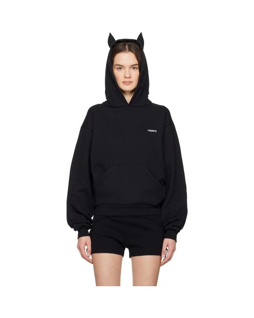 Coperni Black Horn Hoodie
