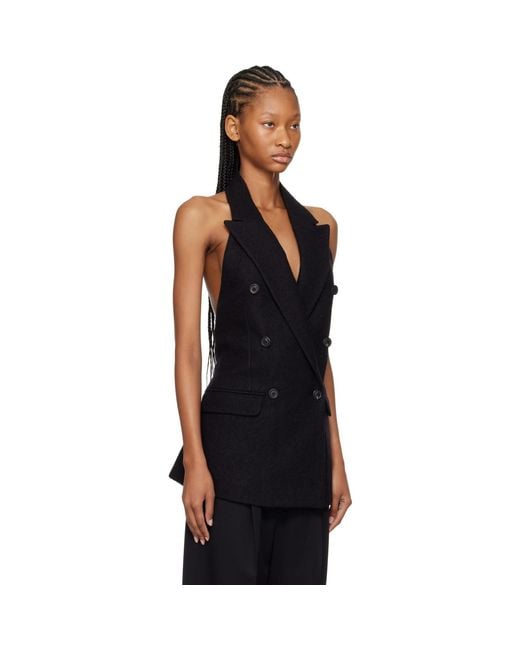 Our Legacy Black Blaze Apron Vest