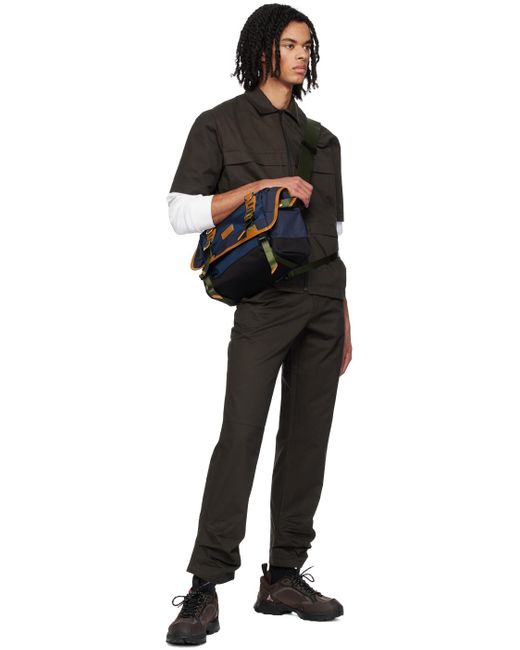 Master Piece Black Potential Messenger Bag for men