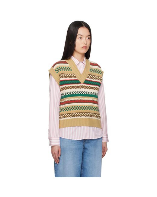 Weekend by Maxmara Black Tan Vicino Vest