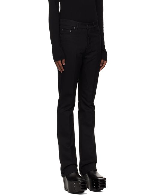 Rick Owens Black Porterville Jim Cut Jeans for men