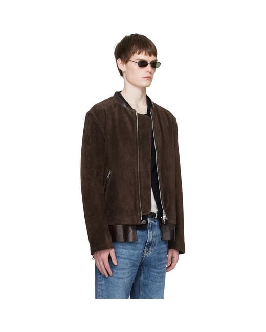 Our Legacy Black Drift Suede Jacket for men