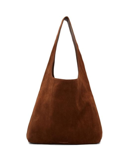 Wooyoungmi Brown Suede Tote for men