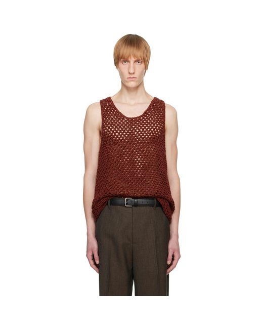 The Row Red Albertas Tank Top for men
