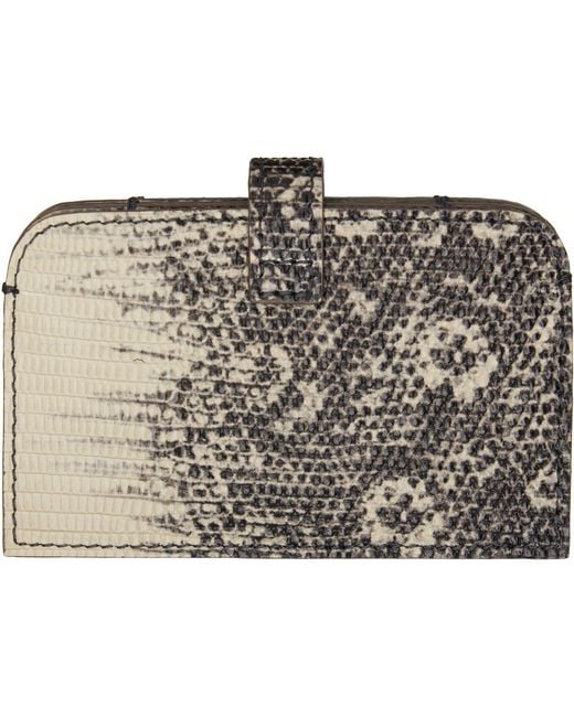 Vivienne Westwood Metallic Off- Accordion Card Holder for men