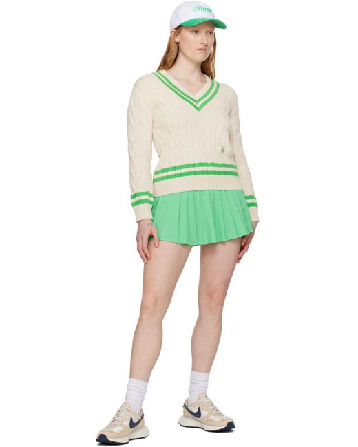 Sporty & Rich Green Off-white Prince Edition Sweater