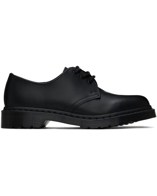Chaussures oxford 1461 noires en cuir poli Dr. Martens en coloris Black