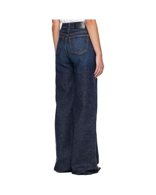 Khaite Blue Dane Stretch Jeans