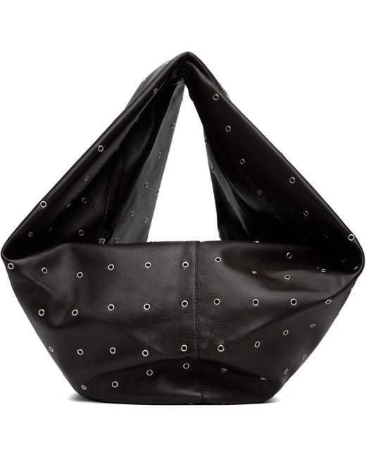 GIMAGUAS Black Luna Eyelets Bag