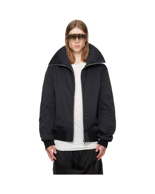 Rick Owens Black Tower Dracuflight Jacket for men