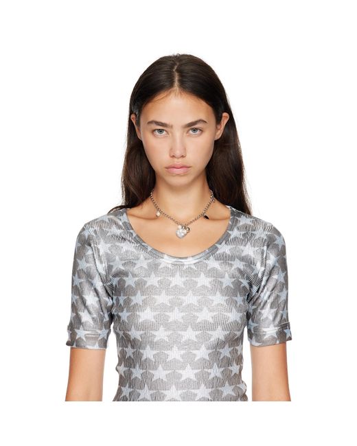 Justine Clenquet Metallic Abbey Necklace