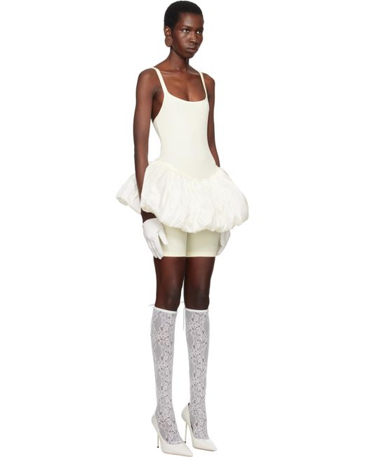 Justaucorps À Ourlet Bouffant Exclusif À Ssense VAQUERA en coloris Black