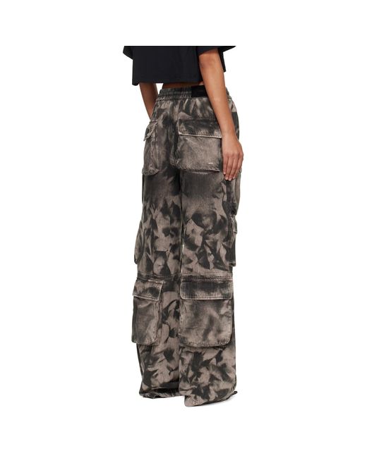 Amiri Black Washed Cargo Jeans