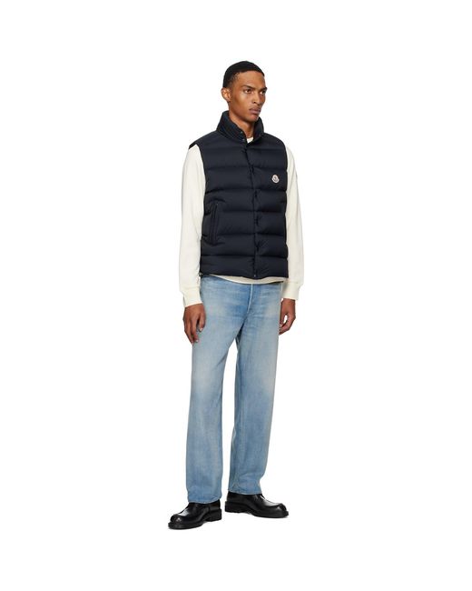 Moncler Black Tibb Down Vest for men