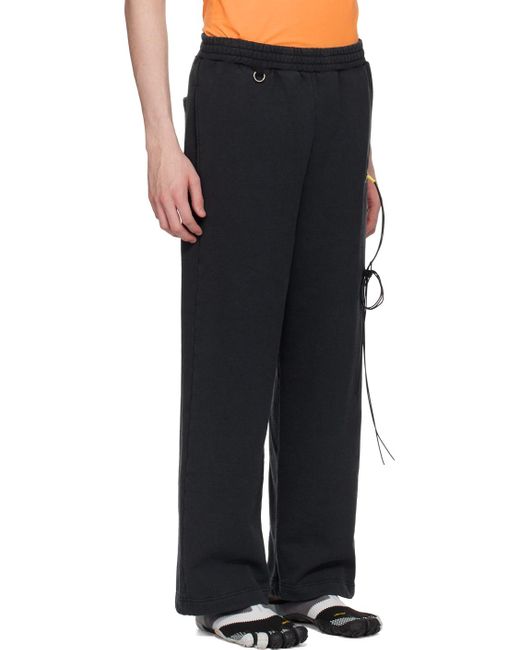 Pantalon de survêtement noir à connecteur rca décoratif Doublet pour homme en coloris Black