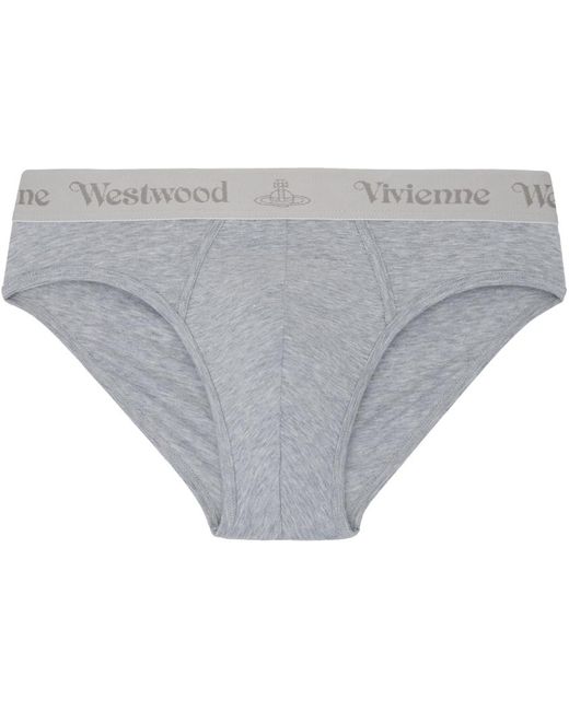 Vivienne Westwood Gray Two-Pack Briefs for men
