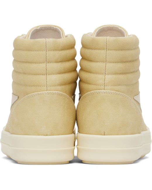 Rick Owens Black Hollywood Vintage High Sneaks Sneakers