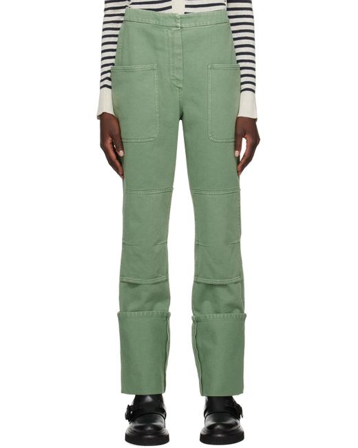 Max Mara Green Facella Trousers