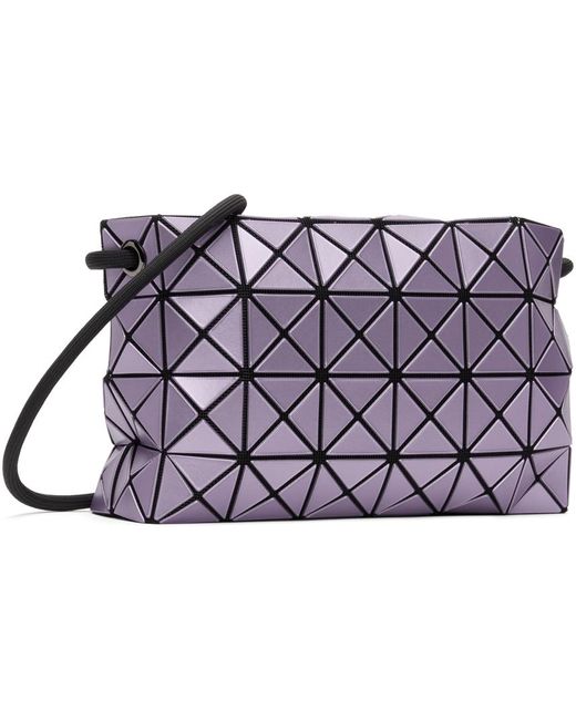 Sac à bandoulière loop mauve métallique Bao Bao Issey Miyake en coloris Black