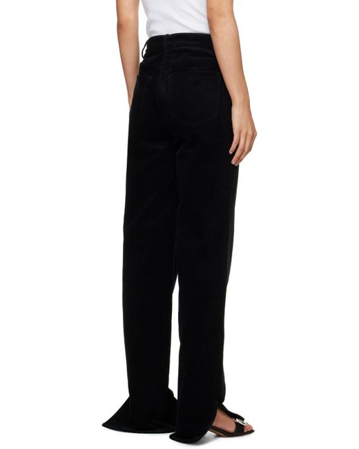Pantalon roy noir Anine Bing en coloris Black