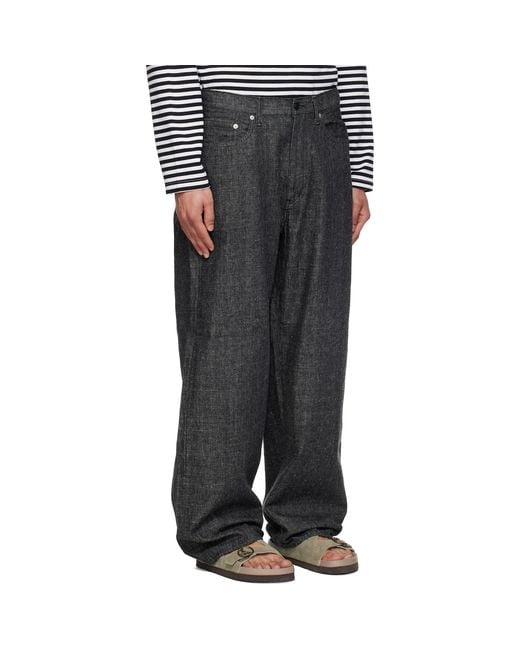 Nanamica Black Selvage Jeans for men