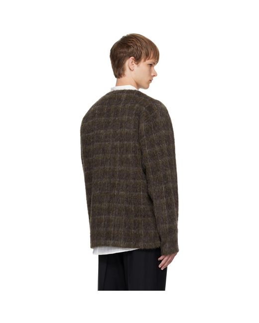 Our Legacy Black Wool Cardigan for men
