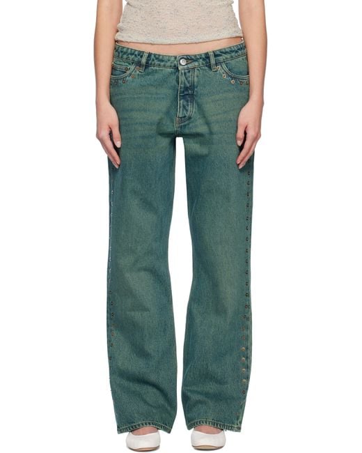 Paloma Wool Green Crowd Jeans