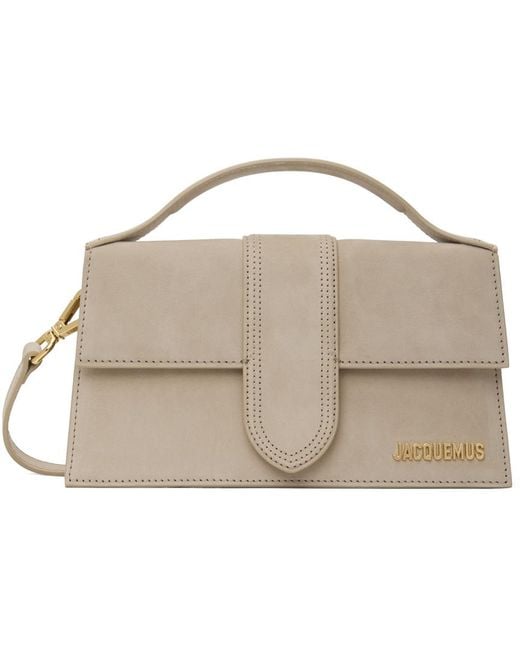 Jacquemus Beige Le Papier le Grand Bambino Bag in Black Lyst