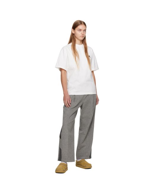 Adererror Black Gray Wofez Trousers