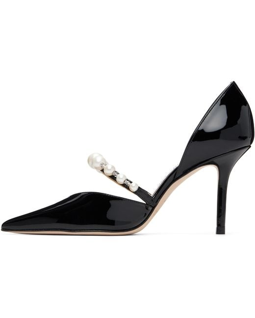 Jimmy Choo Black Aurelie 85 Heels