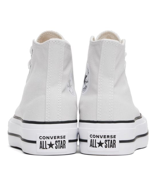 Converse Black Chuck Taylor All Star Lift Platform High Top Sneakers