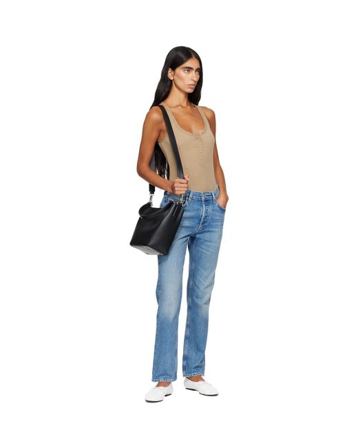 Rag & Bone Black Parker Bucket Bag